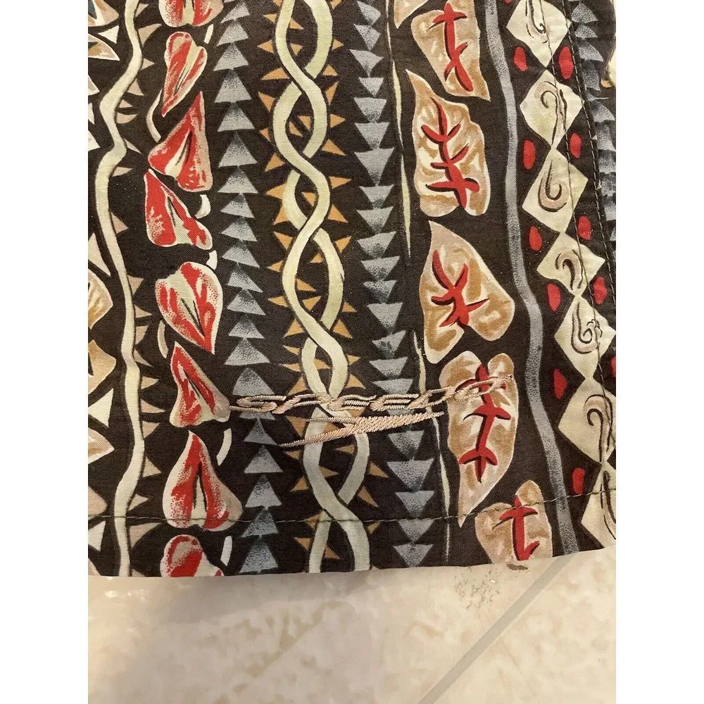Vintage Speedo Men's Swim Trunks 90s Y2K Pattern Mens‎ Shorts Tribal Pattern